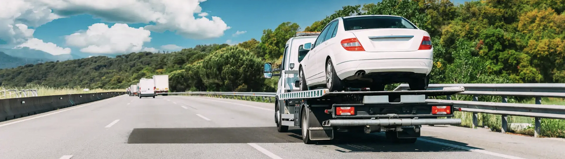 a road with vehicles on it