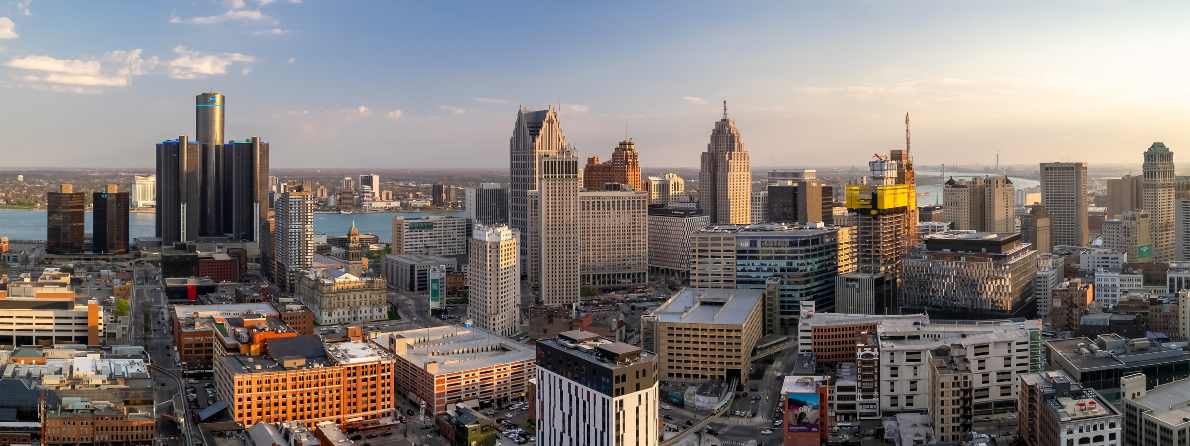 Detroit skyline representing the used car market at CarDome Auto Sales in Detroit, MI